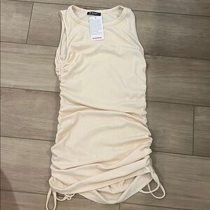 Cream Mini Dress